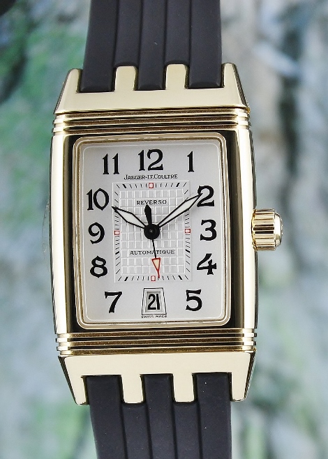 (image for) LIKE NEW Jaeger-LeCoultre Reverso 18K Yellow Gold Automatic Watch / 290.160